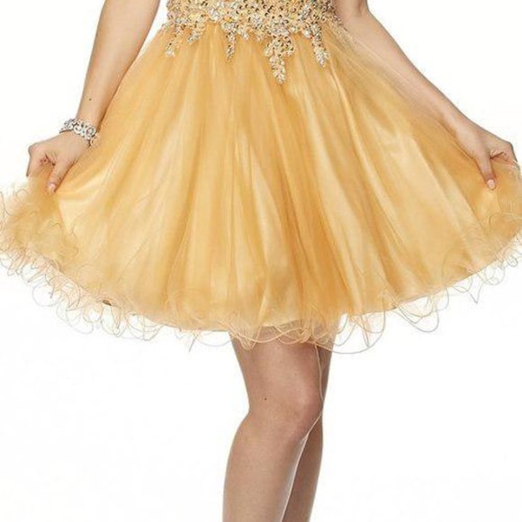 Strapless Sequin A-Line Prom Dress JT787 - Picture 4 of 5